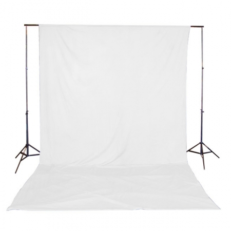 Lumiere L.A. 10' Photo Studio Background Backdrop Support Stand White