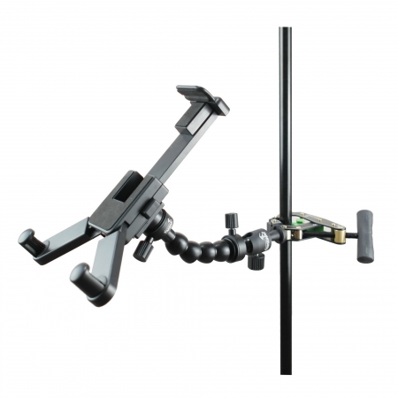 Akicom Takeway T1 7075-T6 Aerospace Aluminum Alloy Compact Size Light Weight Clampod T-TH01 Clampod Tablet Holder 7 in to 10.2 in iPad Note up to 7.8 in (20cm) in width T-FN01 Gooseneck 4 in Alloy Base Magic Arm Flex Neck up to 1.76 lb