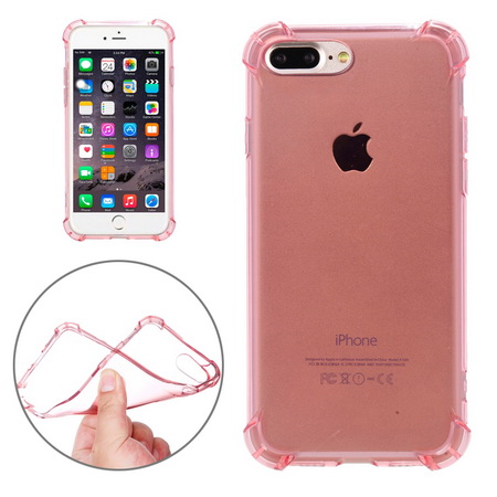 Akicom CASEE L60515 for iPhone 7 Plus Shock-resistant Cushion TPU Protective Case (Rose Gold)