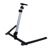 Lumiere L.A. L60226 Foldable Photo Camera Tabletop Stand Quick-Release Plate 11" to 18" Height 2-Section Legs Flip-Locks for Leg Height Adjustment Telescopic Pan Handle 12" Folded Length 1.25lb Hold Camera up to 3.3 lb