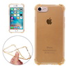 Akicom CASEE L60505 for iPhone 7 Shock-resistant Cushion TPU Protective Case (Gold)