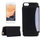 Akicom CASEE L60495 for iPhone 7 Flexible Card Slots Leather Case with Holder & Card Slots & Wallet (Black)