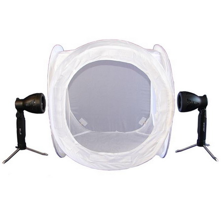 Lumiere L.A. L60228 16 in Photo Cube 2x 75W 3200K Light