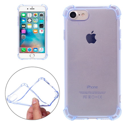 Akicom CASEE L60506 for iPhone 7 Shock-resistant Cushion TPU Protective Case (Blue)