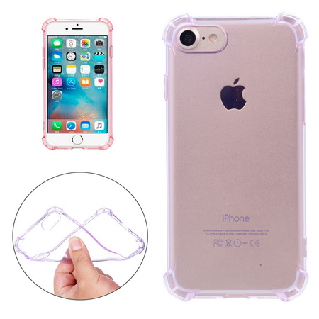 Akicom CASEE L60507 for iPhone 7 Shock-resistant Cushion TPU Protective Case (Purple)