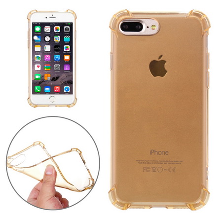 Akicom CASEE L60512 for iPhone 7 Plus Shock-resistant Cushion TPU Protective Case (Gold)